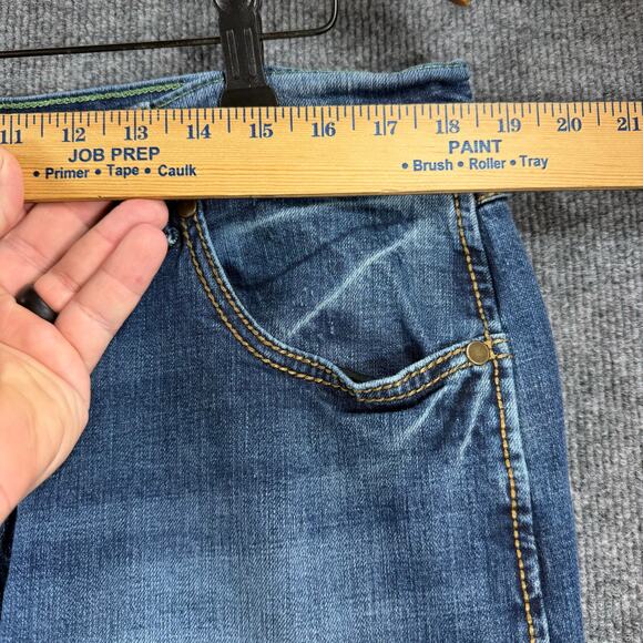 Wrangler Retro Slim Straight Jeans Men's 38X36 Blue Denim Western Cowboy READ - Picture 3 of 10